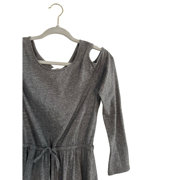 NWT Anthropologie Lili's Closet Cold Shoulder Jersey Drawstring Dress Size Small - Picture 3 of 6